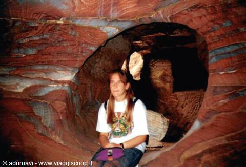 interno di una tomba - Petra