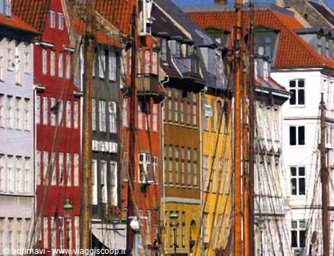case nel canale di Nyhavn - Copenaghen 