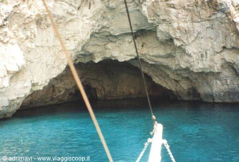 ingresso grotta marina - Paxos