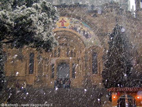 Snow at Tibidabo