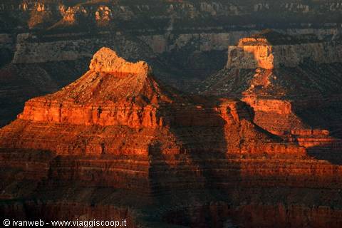 Grand Canyon - tramonto a Hopi Point