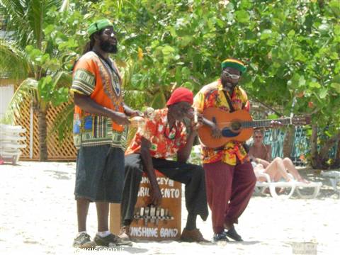 Reggae Band on the beach