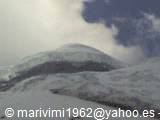 El volcán Cotopaxi nevado