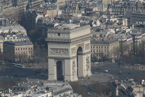 Arc de Triomphe da Tour Eiffell