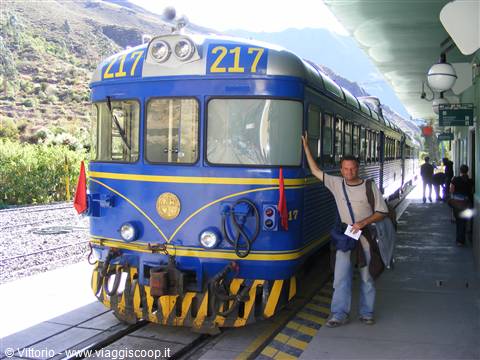 il treno per Machu Picchu