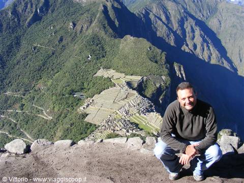 sulla cima della Wayna Picchu