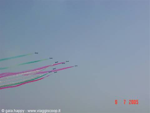 9 luglio 2005: frecce tricolori a Siracusa 