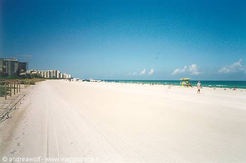 La spiaggia di Miami Beach!
