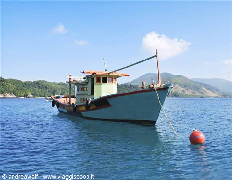 Tipica barca dei pescatori dell'Isola di Redang