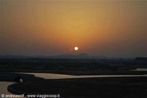 Il tramonto egiziano regala sempre emozioni