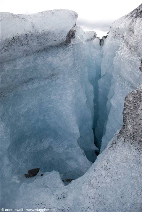 Scorci del ghiacciaio Skaftafellsjokull 