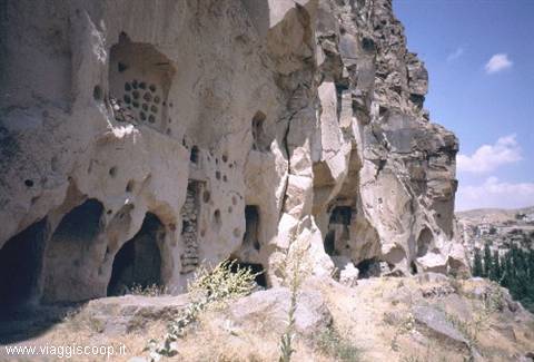Ihlara Valley - Rock carved homes