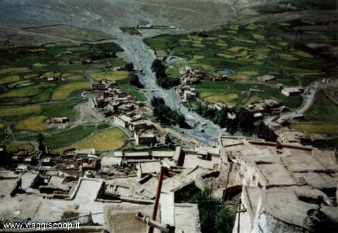 The Padum Valley from Karsha Monastery