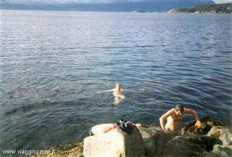Immersion in the North Sea at Narvik