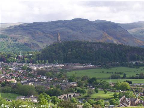 Stirling - Paese visto dal Castello