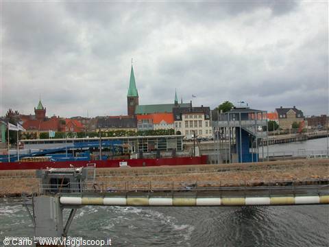 Helsingorg - DK - Imbarco per la Svezia