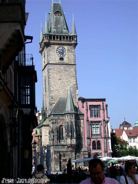 Praga - La torre dell'Orologio
