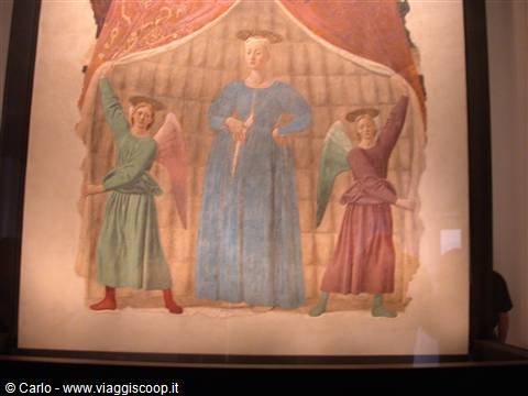 Monterchi - la Madonna del parto di Piero della Francesca