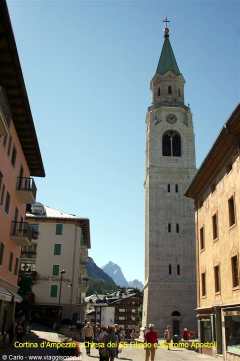 Cortina d'Ampezzo - Chiesa dei SS Filippo e Giacomo Apostoli