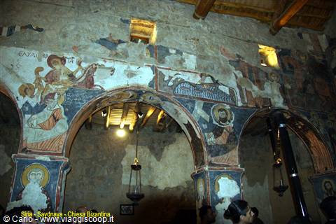 Siria - Saydnaya - Monastero di San Mosè l'Abissino - chiesa bizantina