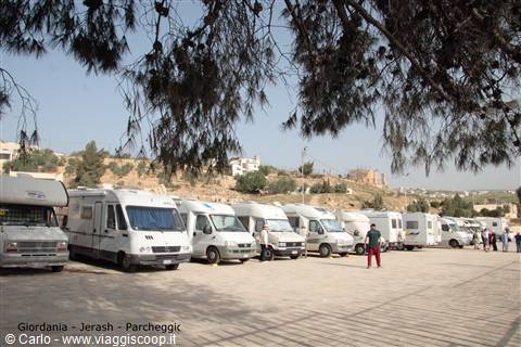 Giordania - Jerash - Parcheggio