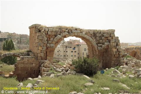 Giordania - Jerash - Porta di Damasco