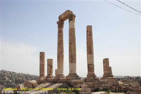 Giordania - Amman - La Cittadella - Tempio di Ercole