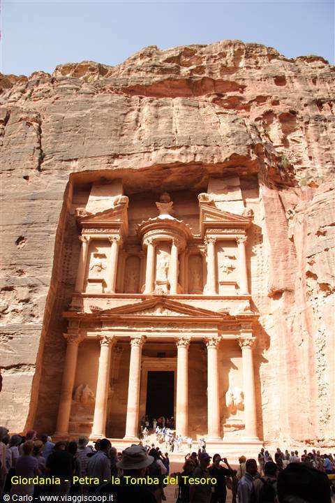 Giordania - Petra - la tomba del Tesoro