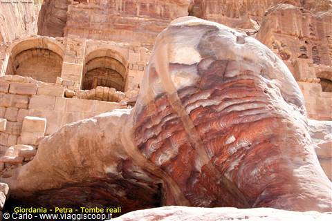 Giordania - Petra - le tombe reali