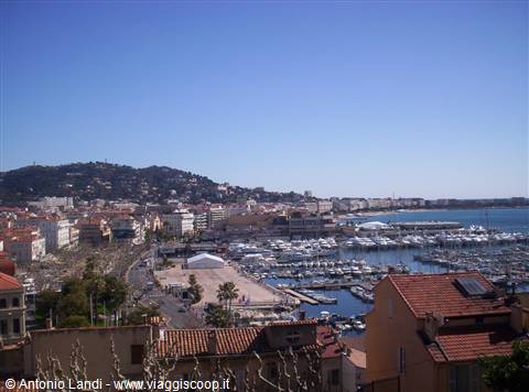 Cannes, panorama de la Croisette