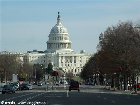Capitol Hill visto da Indipendence Avenue