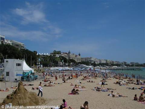 la spiaggia di Cannes