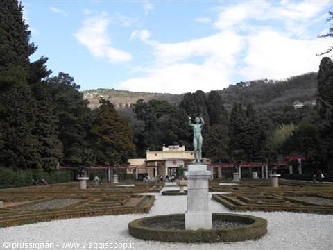 il parco del castello di Miramare