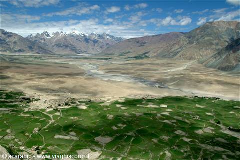 La valle dello Zanskar a Padum