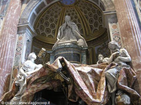 All'interno della Basilica di San Pietro