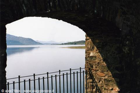 vista dal castello di Eilean Donan