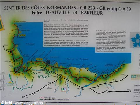 Itinerario coste della Normandia