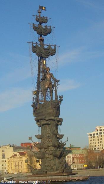 Peter The Great....Statua sul Moskva River
