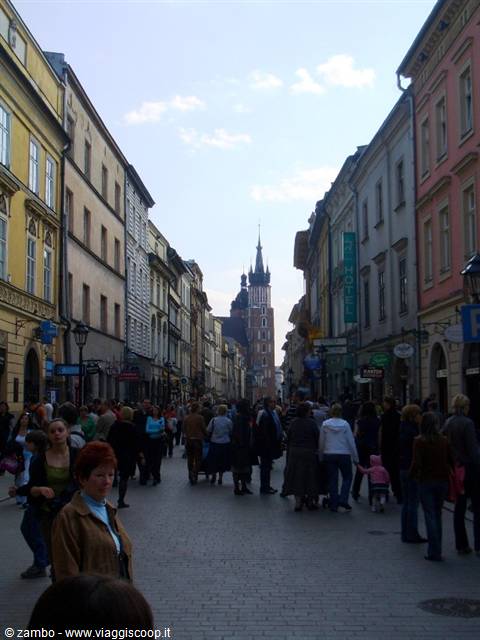 Cracovia....verso la piazza del mercato