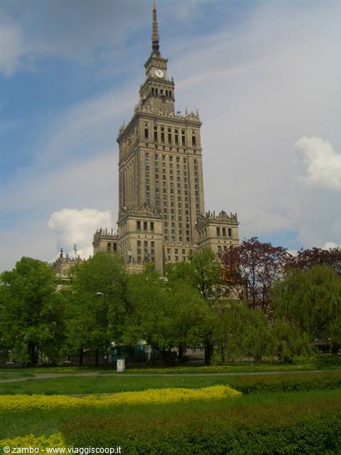 Varsavia -Palazzo della cultura e della scienza