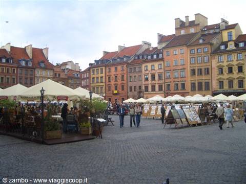 Piazza città Vecchia - Varsavia