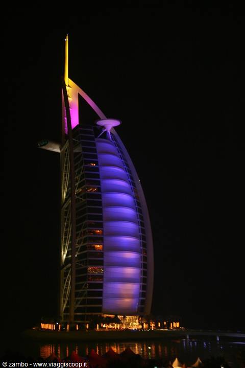 Burj al Arab - by night