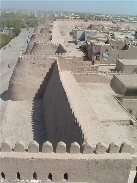 Khiva, Bastione Oq Shihbobo, parorama