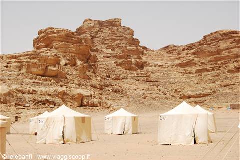Giordania - Wadi Rum - Tende