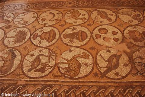 Giordania - Petra - Chiesa Bizantina - Mosaico