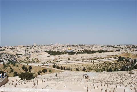 Gerusalemme - Monte degli Ulivi - Panorama
