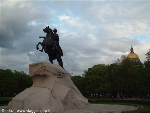 Il monumento a Pietro il Grande