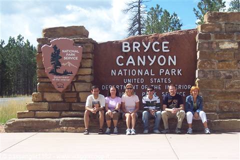 foto di gruppo al Bryce
