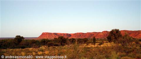 Outback - tramonto Kings Canyon