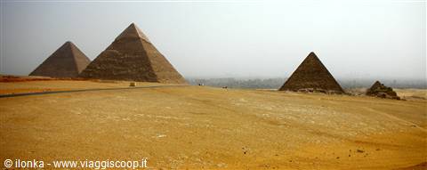 veduta delle 3 piramidi